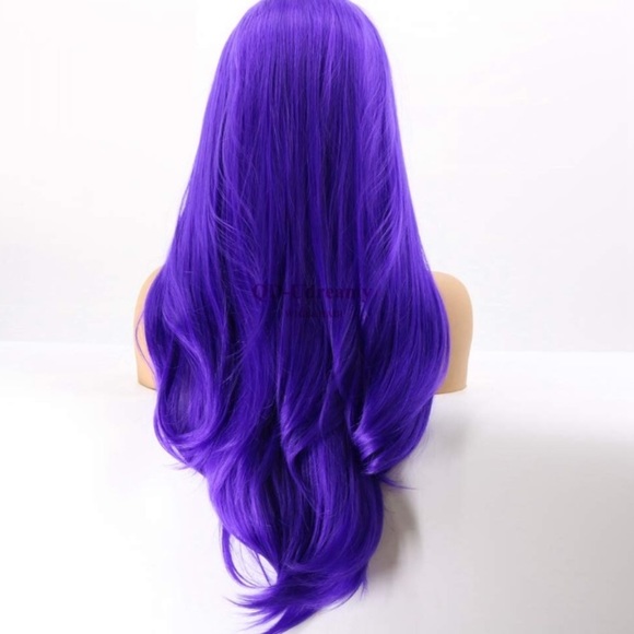 ?SASSY Purple 24”LACE FRONT FESTIVE CELEBRITY WIG